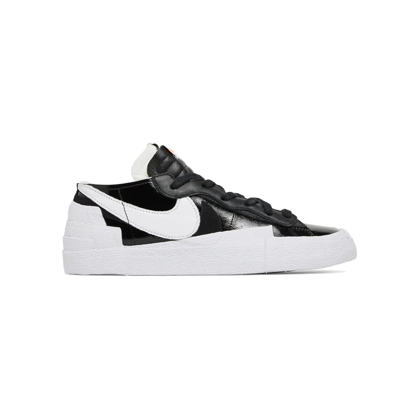 Nike Blazer Low x Sacai Black Patent view 1