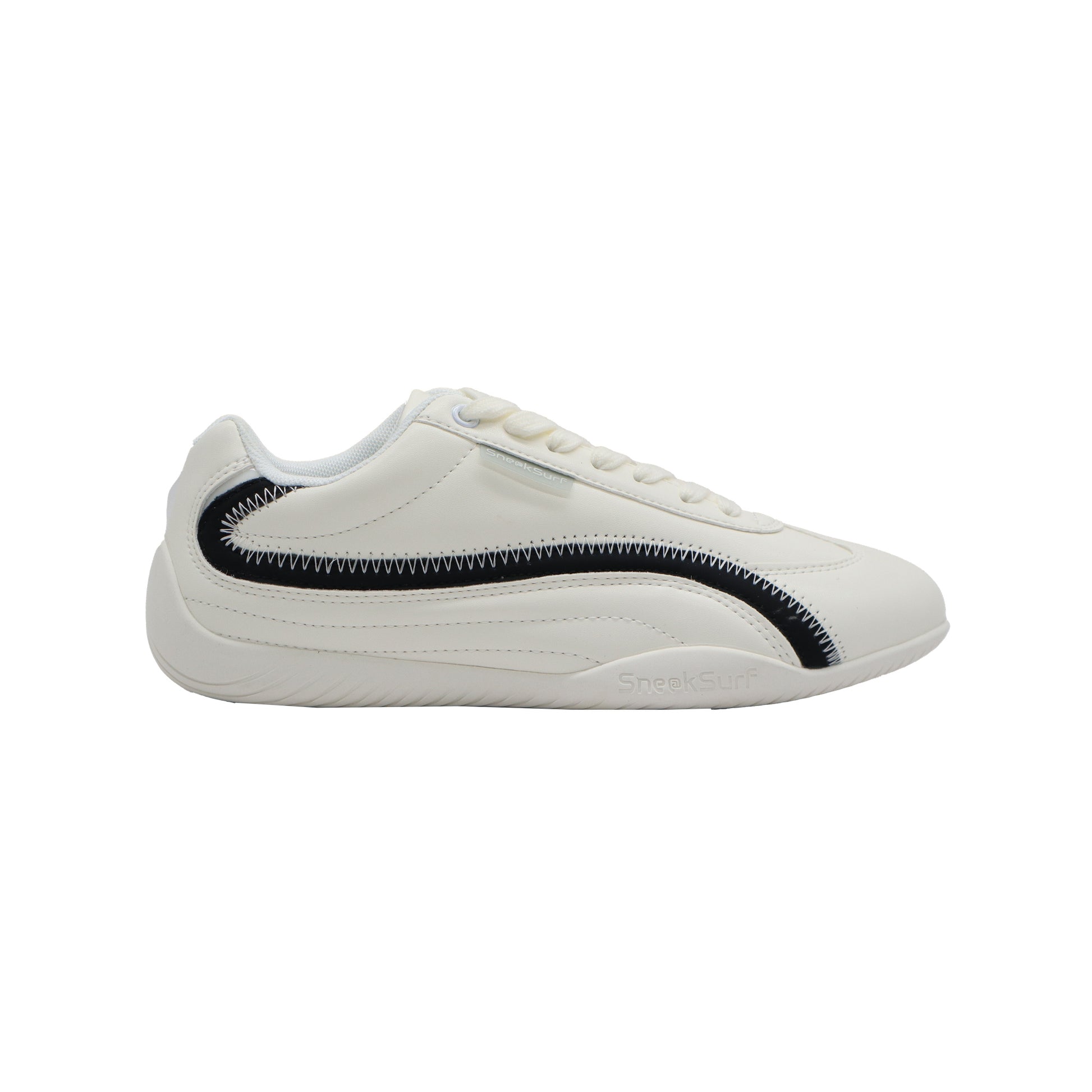 SneakSurf Racer Cream White/Black view 1