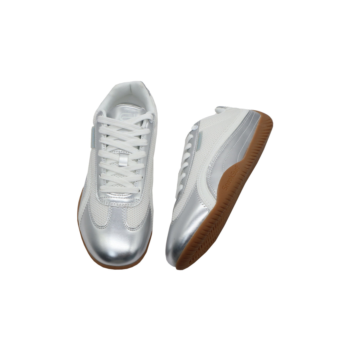 SneakSurf Racer Silver Metallic/White view 6