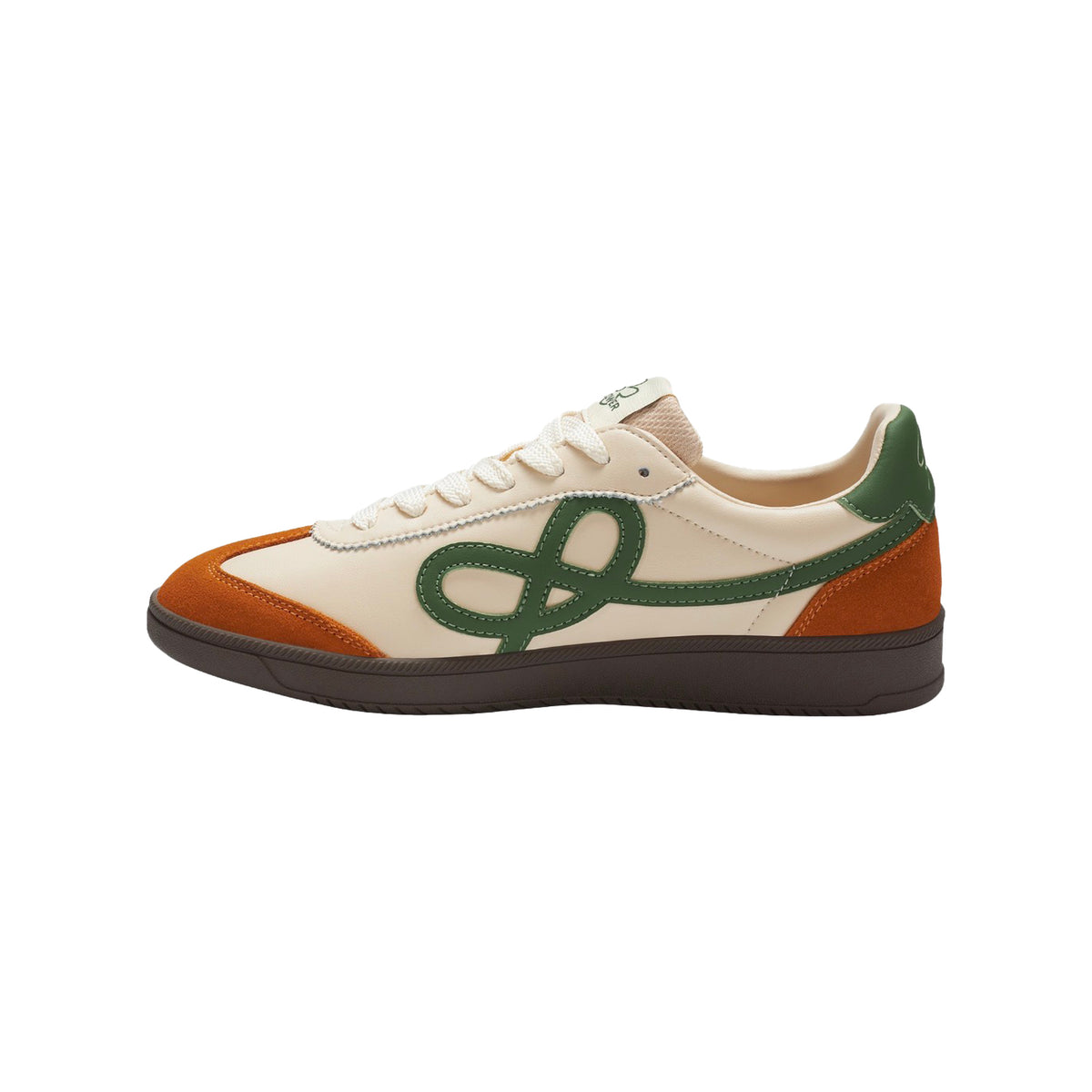 WE FLOWER Retro Germany Trainer Beige Green view 2