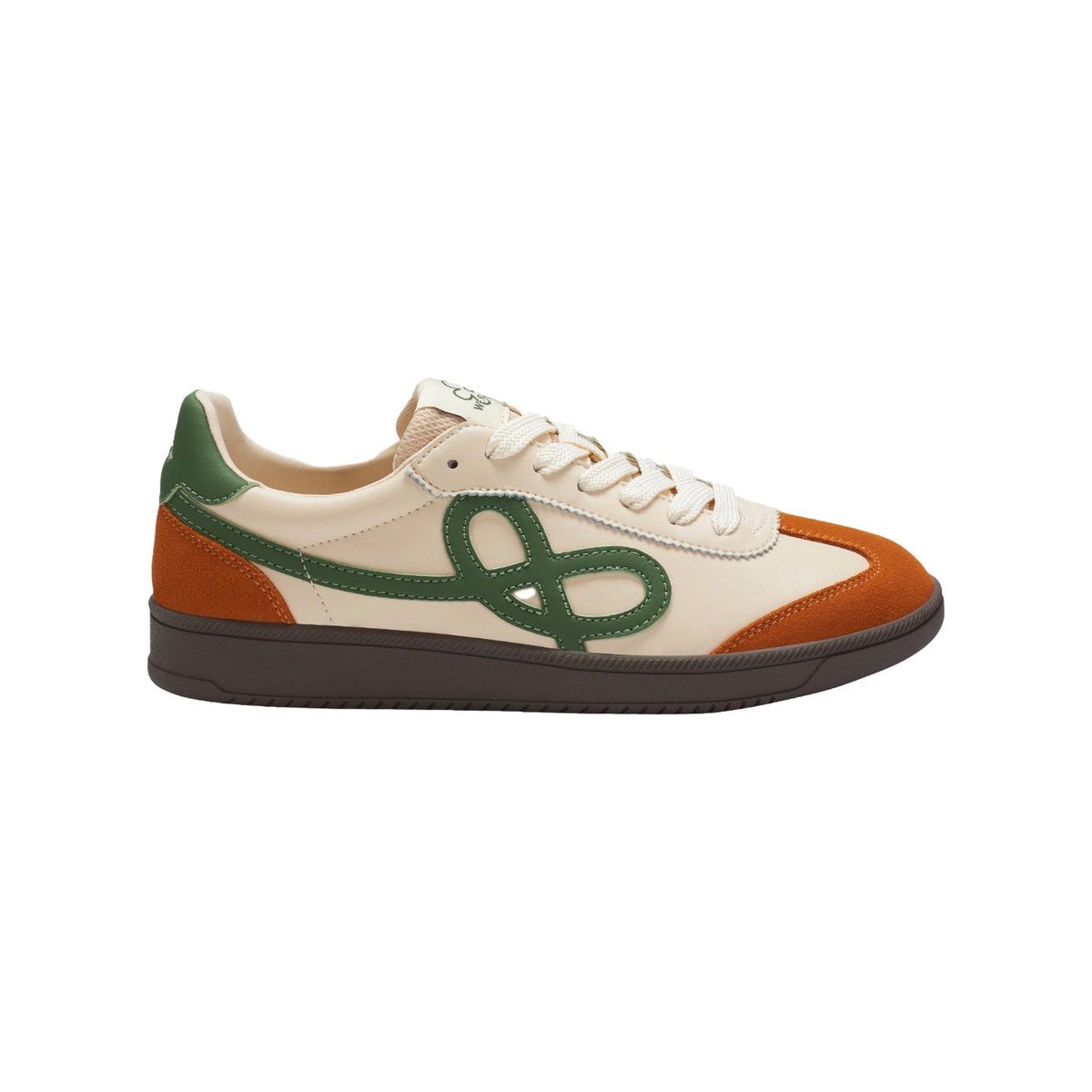 WE FLOWER Retro Germany Trainer Beige Green view 1