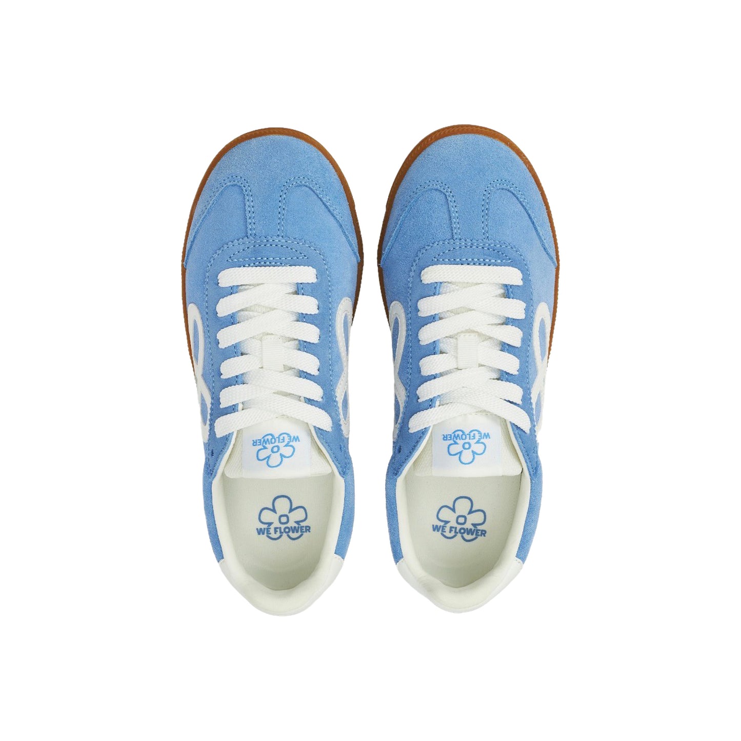 WE FLOWER Retro Germany Trainer Glacial Blue view 4