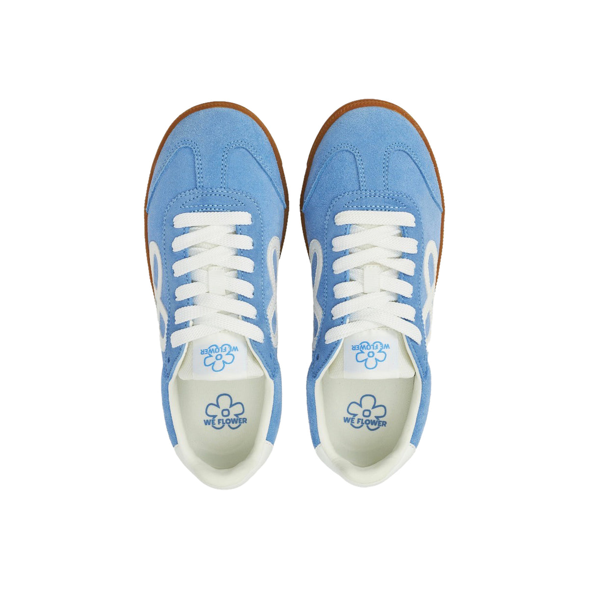 WE FLOWER Retro Germany Trainer Glacial Blue view 4