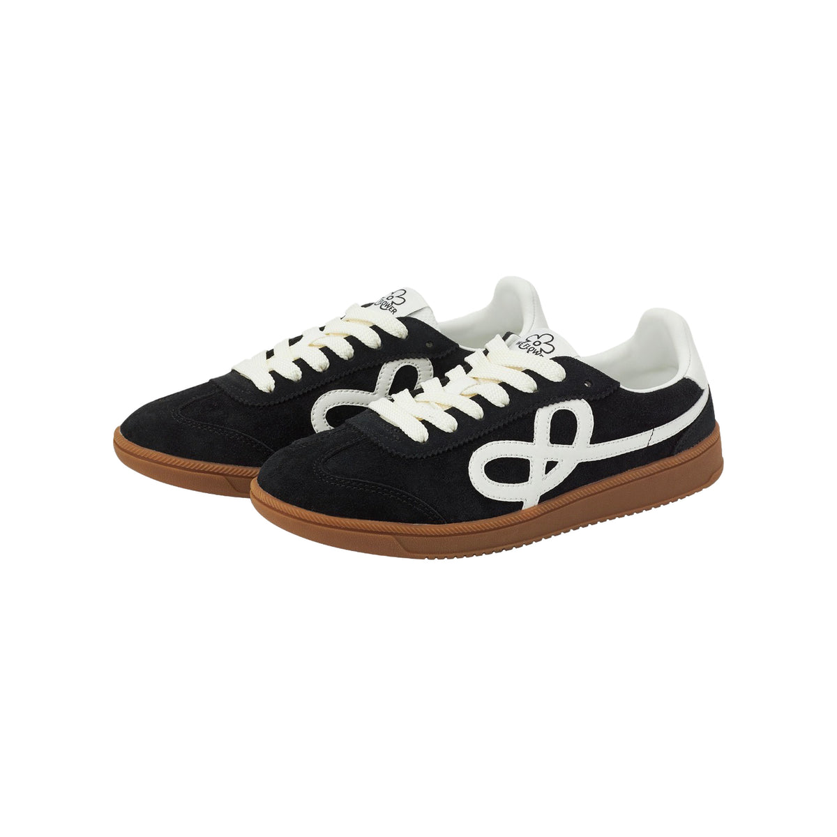 WE FLOWER Retro Germany Trainer Polar Night Black view 3