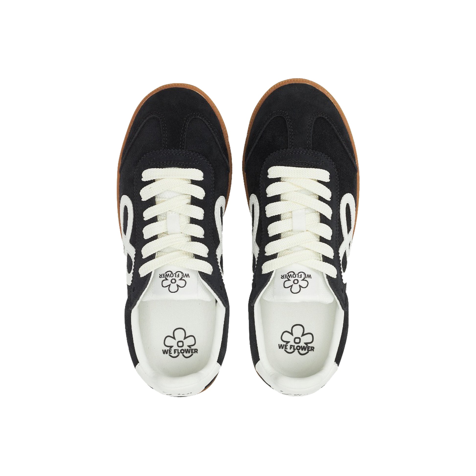 WE FLOWER Retro Germany Trainer Polar Night Black view 5