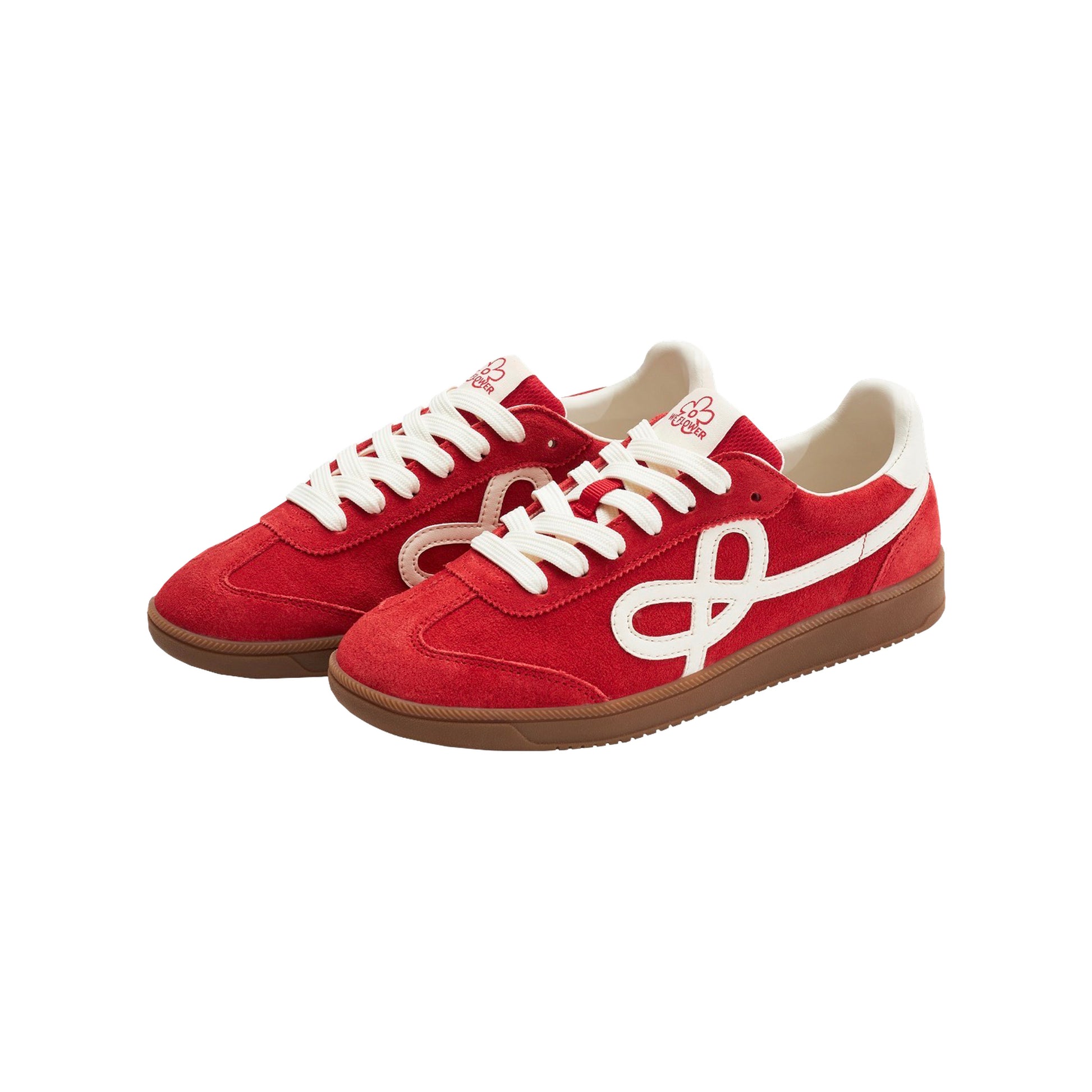 WE FLOWER Retro Germany Trainer Scorching Sun Red view 3