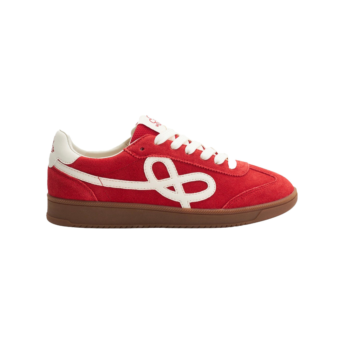 WE FLOWER Retro Germany Trainer Scorching Sun Red view 1