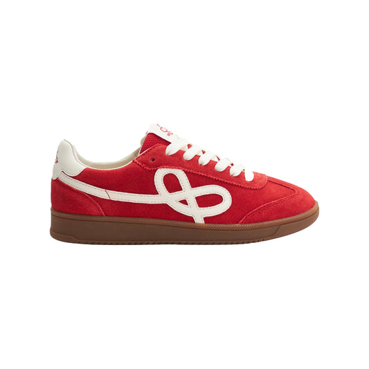 WE FLOWER Retro Germany Trainer Scorching Sun Red view 1