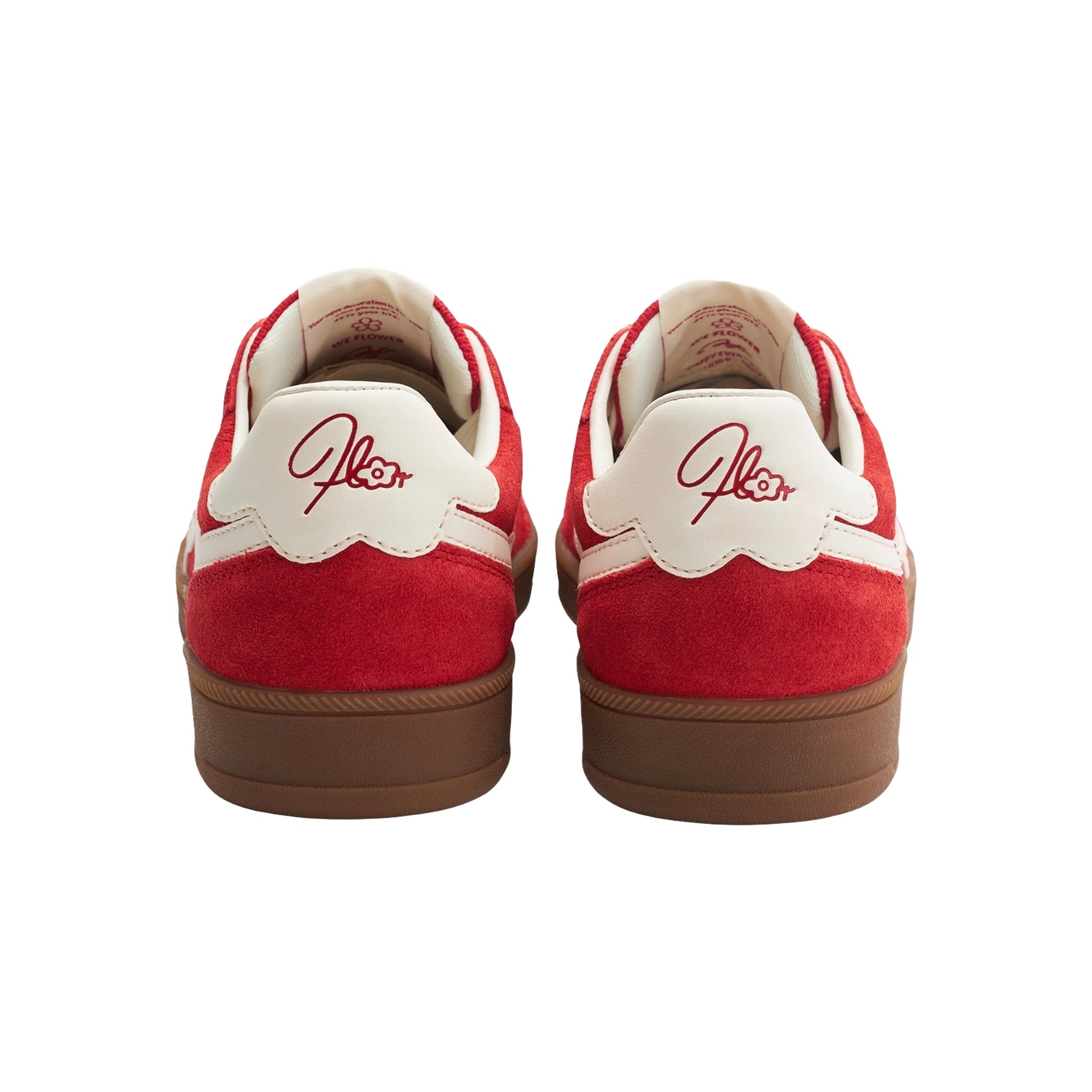 WE FLOWER Retro Germany Trainer Scorching Sun Red view 5