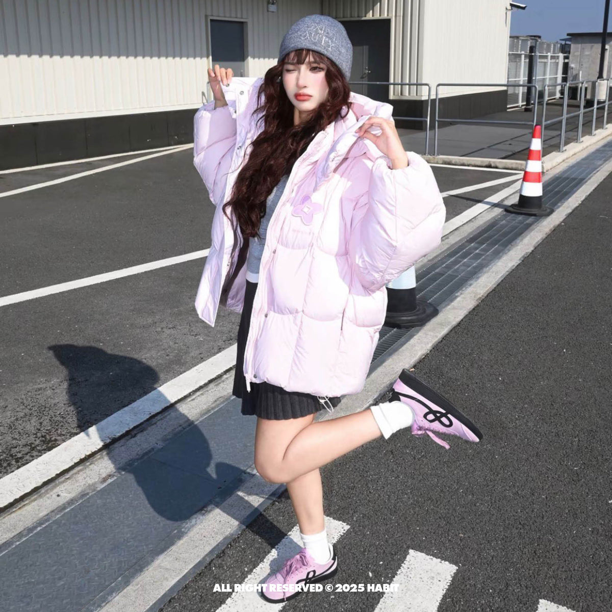 WE FLOWER Retro Germany Trainer Mirage Pink view 7