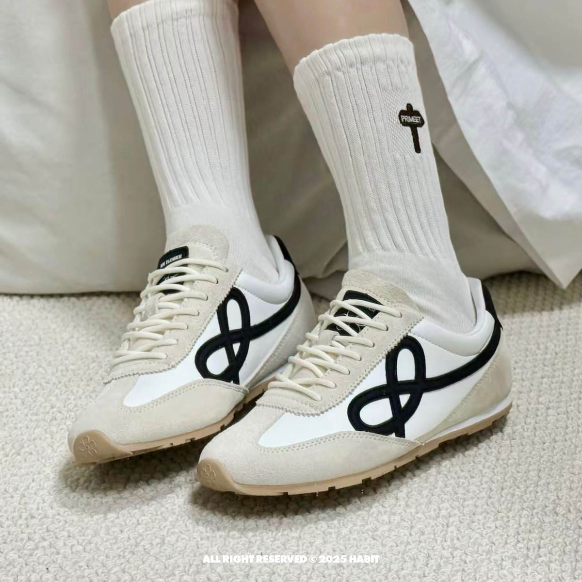 WE FLOWER Baguette Cream Black view 6