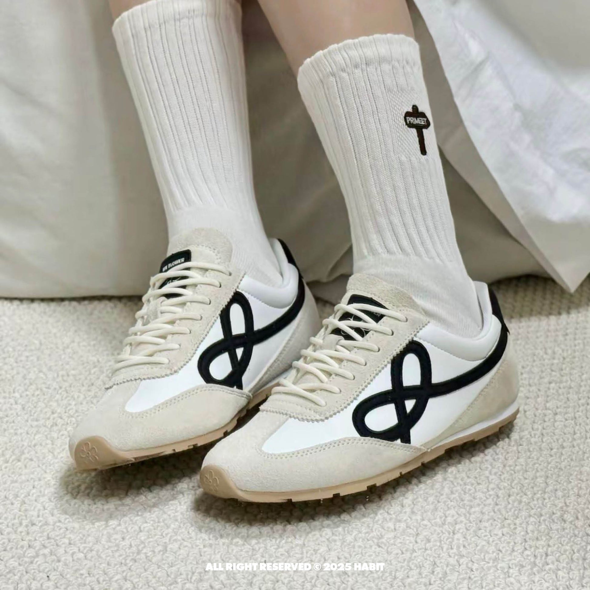 WE FLOWER Baguette Cream Black view 6