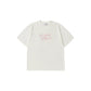 ADLV Rabbit Belly short-sleeve T-shirt in cream, front view