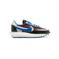 Nike LDWaffle x Sacai x Undercover Night Maroon Team Royal view 1
