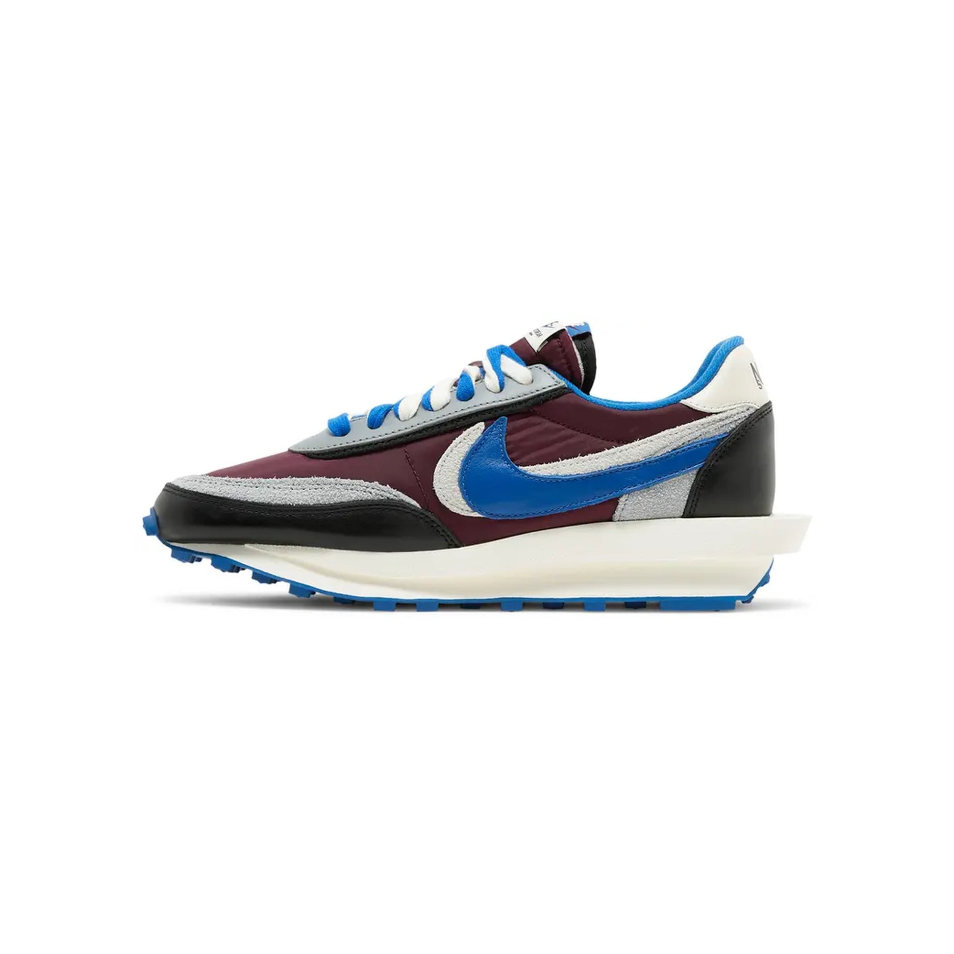 Nike LDWaffle x Sacai x Undercover Night Maroon Team Royal view 2