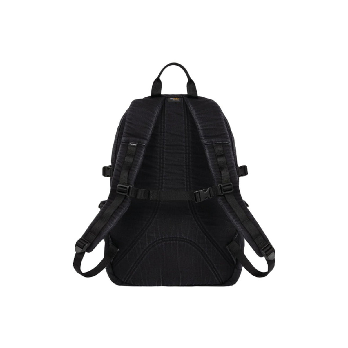 Supreme Denim Backpack 'Black' rear view
