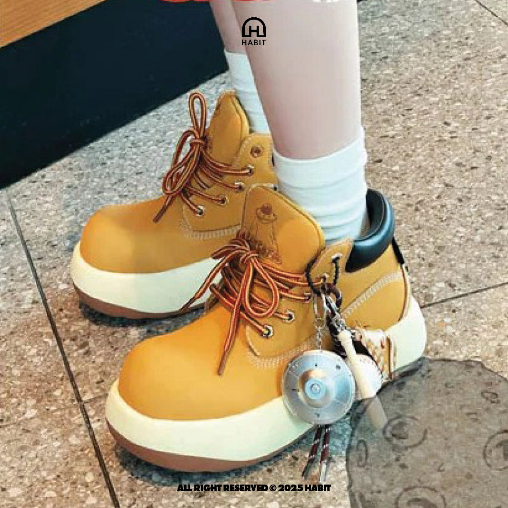 Cat & Sofa Boots Ochre view 3
