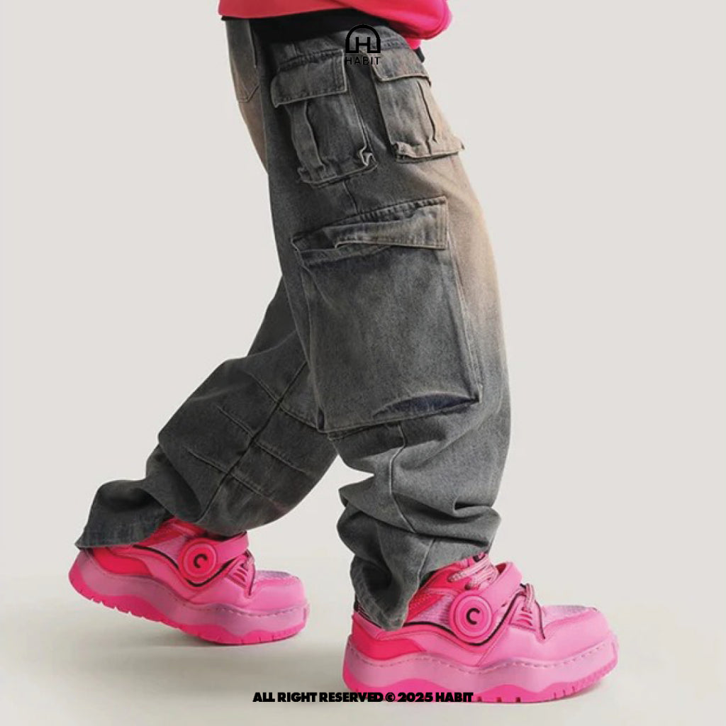 Cat & Sofa Headphone Shoes Triple Pink view 5